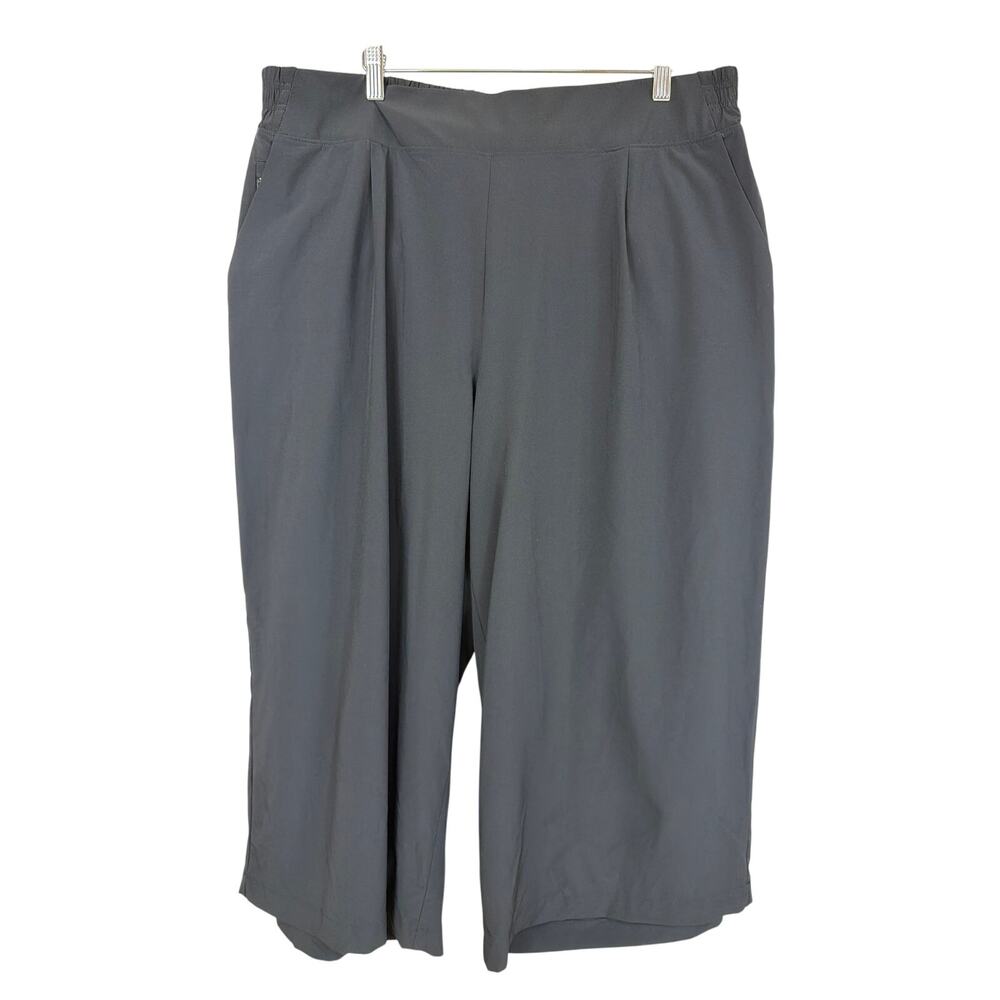 Athleta Black Elastic-Back Performance Pants Size 18